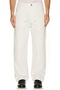 view 3 of 5 Lightweight Canvas Dungaree Jean in Deckwash White