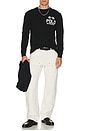 view 5 of 5 Lightweight Canvas Dungaree Jean in Deckwash White