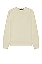 view 1 of 5 Loopback Terry Sweater in Coastal Beige