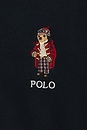 view 4 of 6 Long Sleeve Bear Sweatshirt in F24 RL Navy Holiday Bear