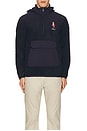 view 5 of 6 Long Sleeve Bear Sweatshirt in F24 RL Navy Holiday Bear