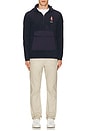view 6 of 6 Long Sleeve Bear Sweatshirt in F24 RL Navy Holiday Bear