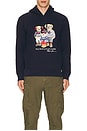 view 4 of 5 Long Sleeve Bear Sweatshirt in FA24 RL Navy Bear Family