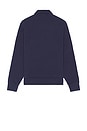 view 2 of 5 Loopback Terry 1/2 Zip Sweatshirt in Cruise Navy