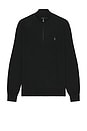 view 1 of 5 Cotton 1/2 Zip Pullover Sweater in Black