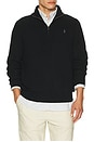 view 4 of 5 Cotton 1/2 Zip Pullover Sweater in Black