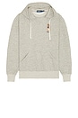 view 1 of 5 Vintage Fleece Novelty Bear Hoodie in Loft Heather