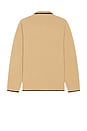 view 2 of 5 Fleece Novelty Heritage Bear Mockneck Sweatshirt in Camel