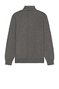 view 2 of 5 Long Sleeve Double Knit Tech Snap Mocknock Pullover in Barclay Heather