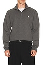 view 4 of 5 Long Sleeve Double Knit Tech Snap Mocknock Pullover in Barclay Heather