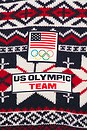 view 5 of 5 Winter Olympics Pullover Sweater in Navy Combo