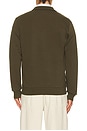 view 2 of 5 Long Sleeve Double Knit Tech Snap Mocknock Pullover in Company Olive