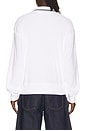 view 2 of 5 SUDADERA in White