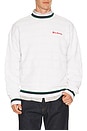 view 1 of 5 Bar Stripe Polo Tennis Pullover in White