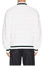 view 2 of 5 Bar Stripe Polo Tennis Pullover in White