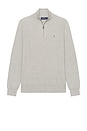 view 5 of 5 Cotton 1/2 Zip Pullover Sweater in Andover Heather