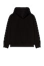 view 2 of 3 Double Knit Hoodie in Black