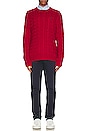 view 5 of 5 Long Sleeve Sweater in Park Avenue Red