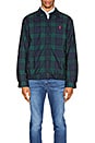 view 2 of 5 Polyester Micro Bi-Swing Windbreaker in Blackwatch Plaid