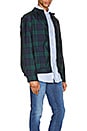 view 3 of 5 Polyester Micro Bi-Swing Windbreaker in Blackwatch Plaid