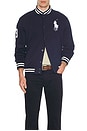view 4 of 5 Athletic Fleece Big Pony Baseball Jacket in Cruise Navy