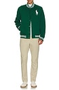 view 5 of 5 Big Pony Baseball Jacket in Tennis Green