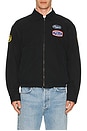 view 4 of 5 Cotton Canvas Lingmoor F1 Windbreaker in Black