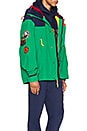 view 3 of 8 Cotton Nylon Blend Anorak in Cruise Navy & Kayak Green