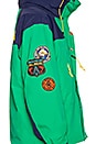 view 7 of 8 Cotton Nylon Blend Anorak in Cruise Navy & Kayak Green