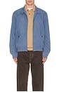 view 1 of 5 Polo Ralph Lauren Montauk Chino Bedford Knit Rib Lined Windbreaker in Delta Blue