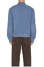 view 2 of 5 Polo Ralph Lauren Montauk Chino Bedford Knit Rib Lined Windbreaker in Delta Blue