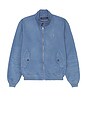 view 4 of 5 Polo Ralph Lauren Montauk Chino Bedford Knit Rib Lined Windbreaker in Delta Blue