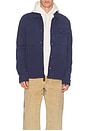 view 1 of 5 Polo Ralph Lauren Heavy Weight Fleece Garment Dyed Deck Jacket in Cruise Navy