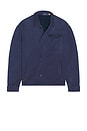 view 4 of 5 Polo Ralph Lauren Heavy Weight Fleece Garment Dyed Deck Jacket in Cruise Navy