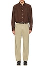 view 6 of 6 Heritage Chino Pleated Pant in Rl Khaki