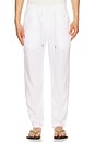 view 1 of 5 Prepster Linen Pant in Ceramic White