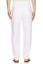 view 3 of 5 Prepster Linen Pant in Ceramic White