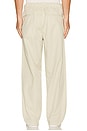 view 3 of 6 Featherweight Twill Prepster Easy Pleated Pant in Stoneware Grey