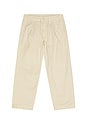 view 5 of 6 Featherweight Twill Prepster Easy Pleated Pant in Stoneware Grey