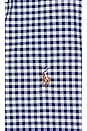 view 3 of 5 Oxford Sport Shirt in Blue & White Gingham