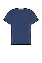 view 2 of 5 Crewneck Pocket T-shirt in Derby Blue Heather