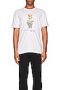 view 3 of 4 Bear Tee in White