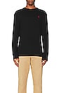 view 4 of 5 Long Sleeve T-shirt in Polo Black