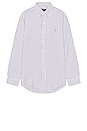 view 1 of 5 Long Sleeve Shirt in White & Wine