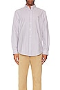 view 4 of 5 Long Sleeve Shirt in White & Wine