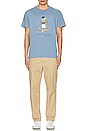 view 4 of 4 Ski Bear Tee in Channel Blue