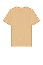 view 2 of 5 Pima Polo Tee in Camel Heather