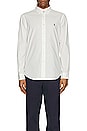 view 4 of 5 Long Sleeve Chambray Shirt in White