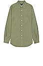 view 1 of 5 Long Sleeve Oxford Classic Shirt in Sage Green