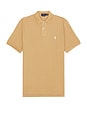 view 1 of 5 Solid Mesh Polo in Cafe Tan